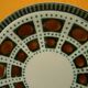 5 vintage ceramic dessert plates Boch Belgium