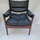 Modus armchairs in rosewood and leather by Kristian Vedel for Søren Willadsen, 2 pcs.