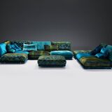 Stunning NAPALI 126 modular velvet sofa by the Bretz Brothers for Bretz Germany
