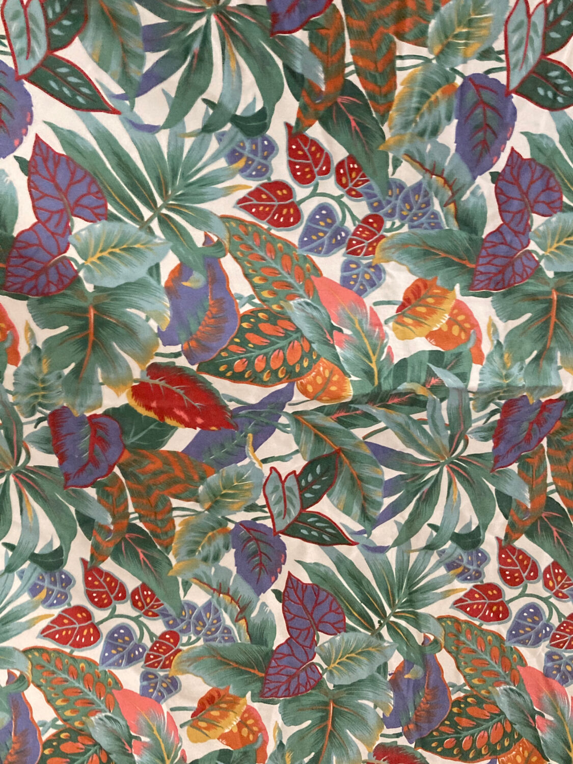 Vintage foliage jungle square tablecloth