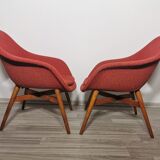 Shell armchairs by Miroslav Navratil
