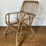 Rattan children's armchair