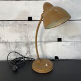 Old metal articulated desk lamp