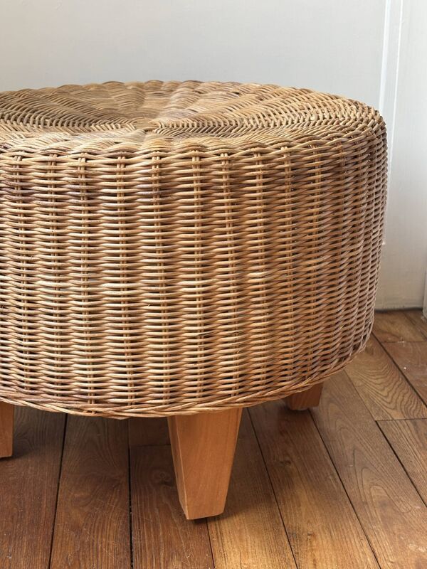 Tabouret en rotin