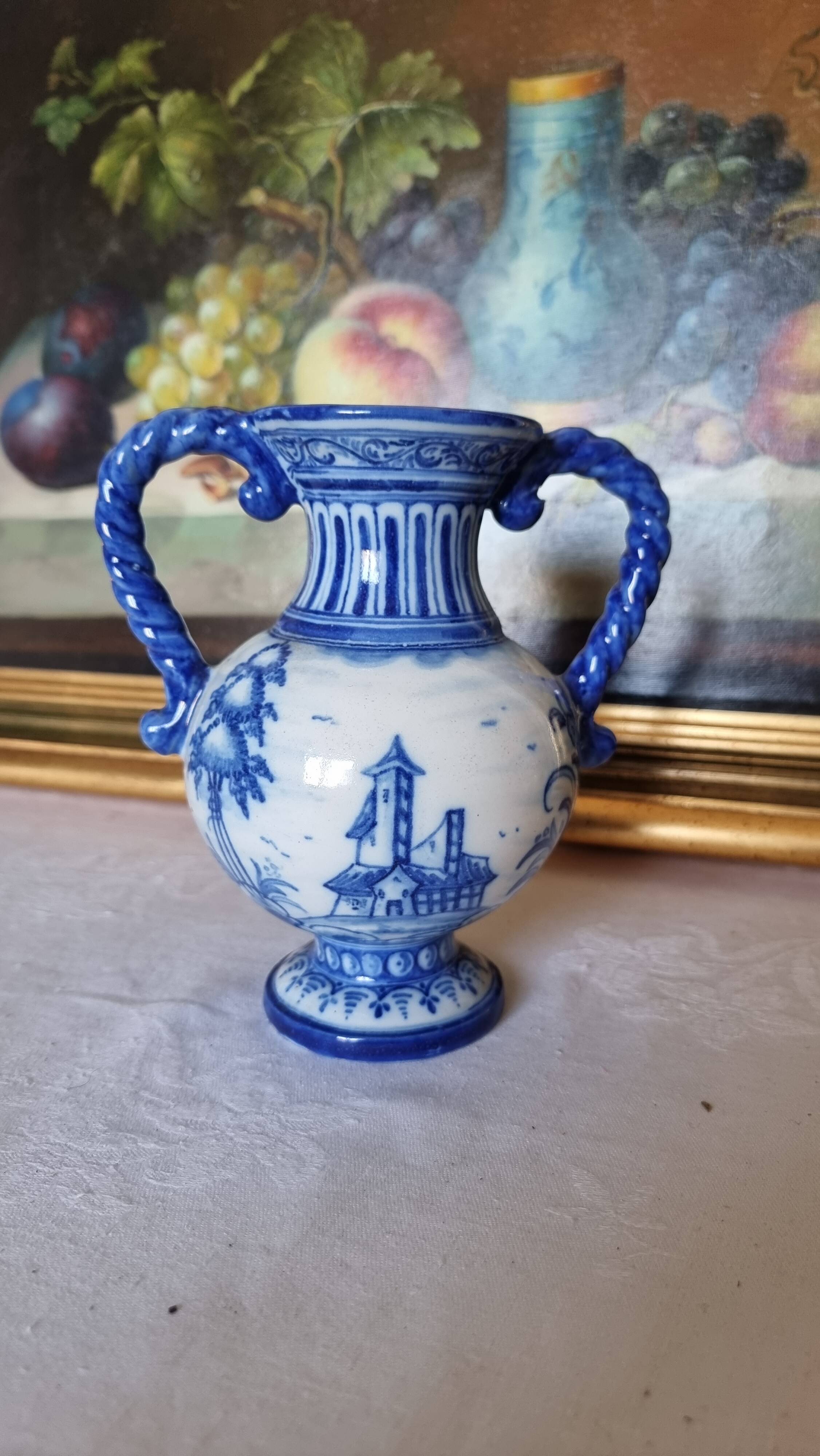 Ceramic pitcher from the Spanish manufacture Talavera de la Reina.