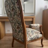 Louis Philippe armchair with wood pigeon motifs