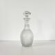 Diamond point glass carafe 1960