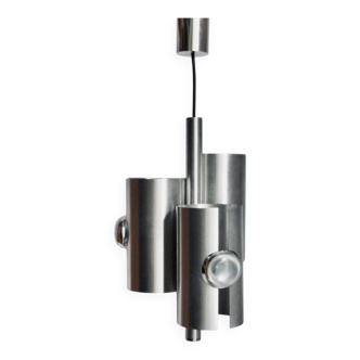 Space Age pendant lamp by Polam Bielsko-Biała (Poland, 1960s)