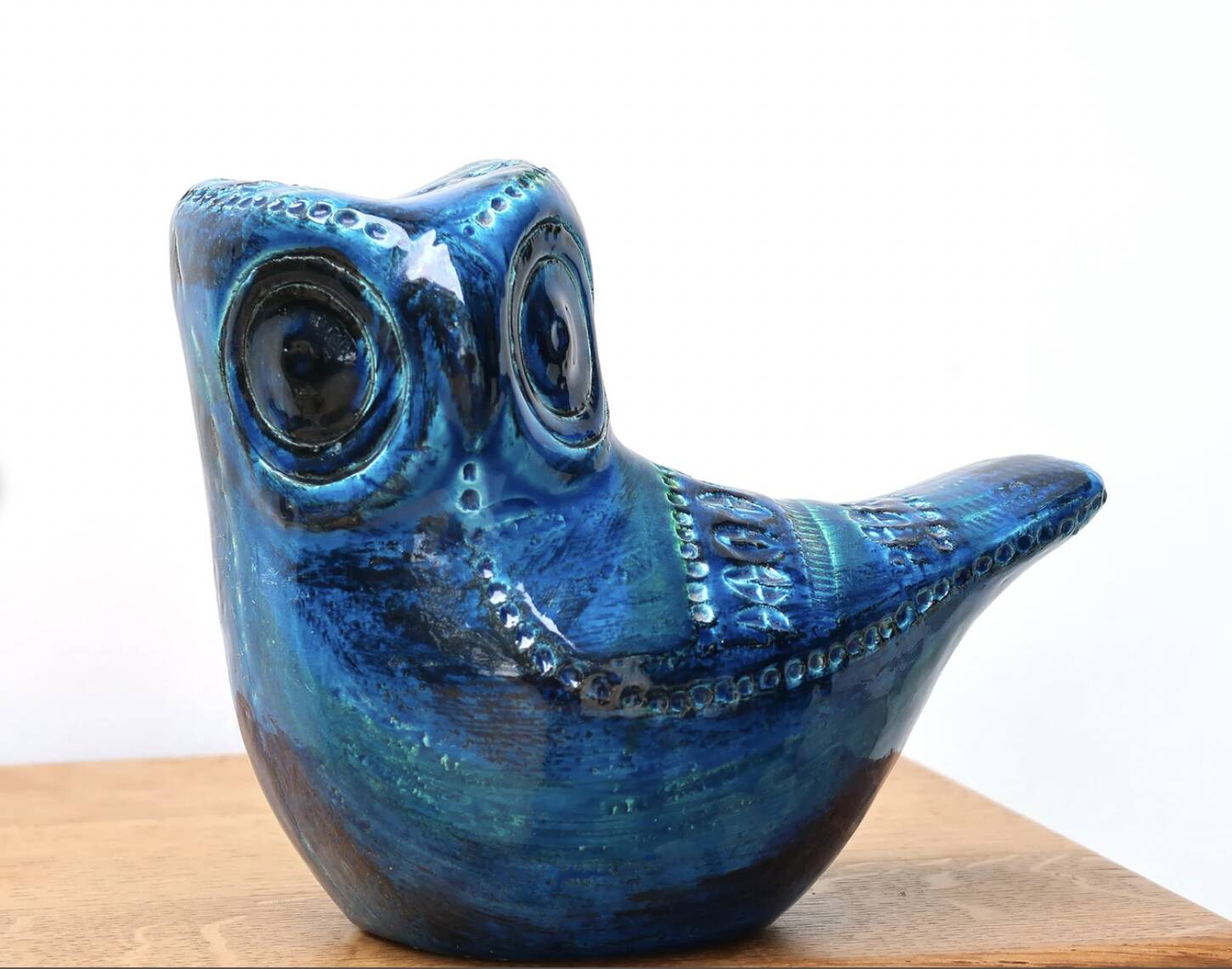 Ceramic owl by Aldo Londi for Bitossi, 1960s