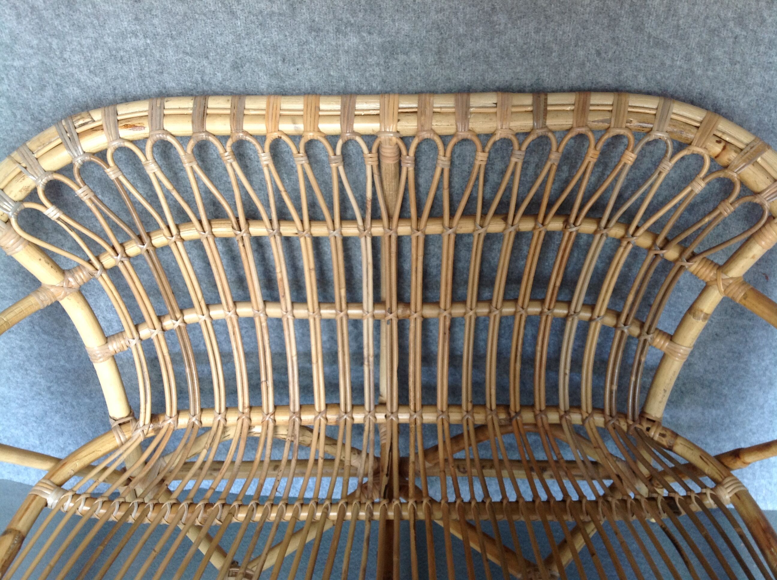 Banquette en rotin