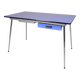 Formica table, desk with 2 drawers, 1950s
