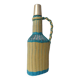Bouteille en scoubidou vintage