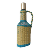 Bouteille en scoubidou vintage