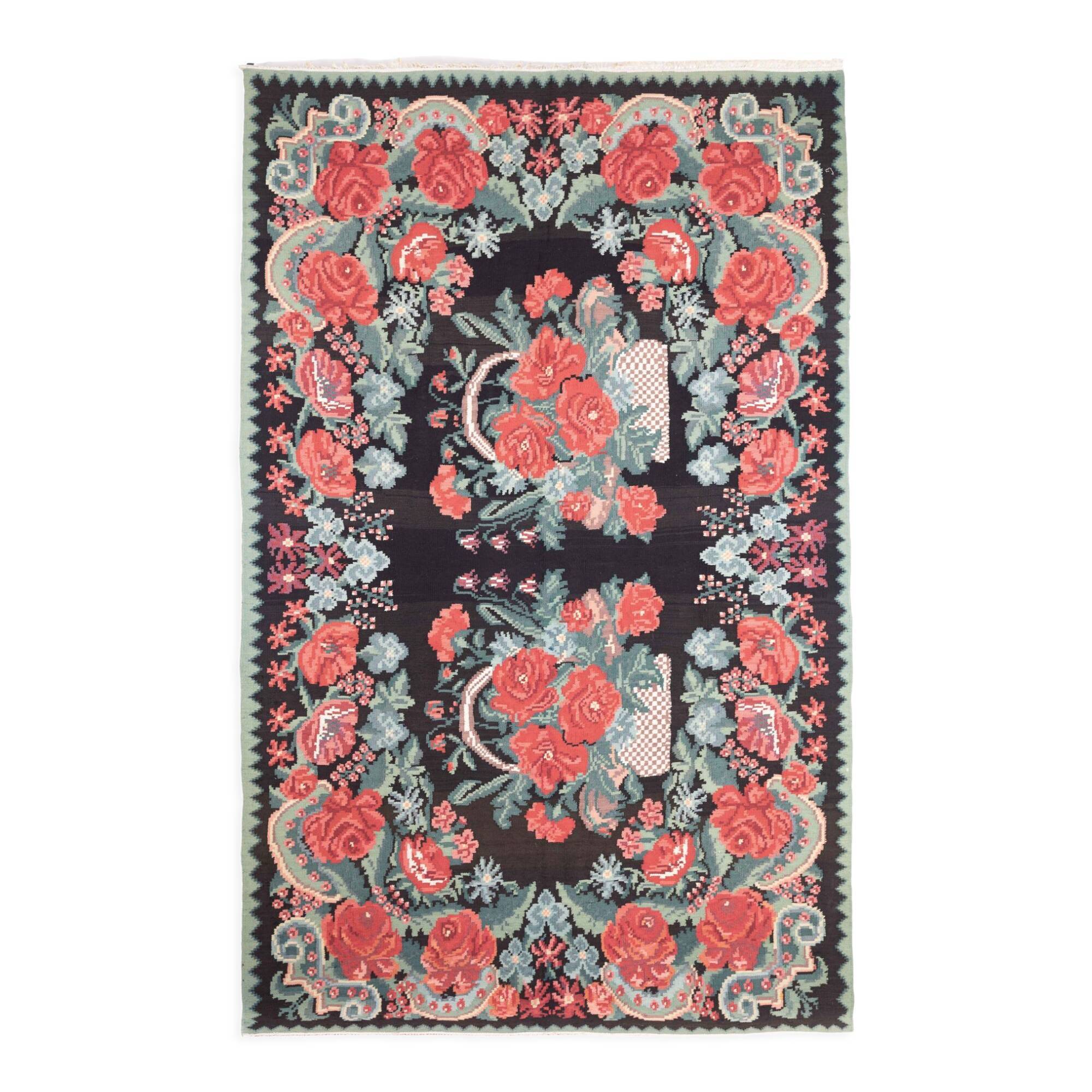Vintage Moldovan kilim 298 x 187 cm