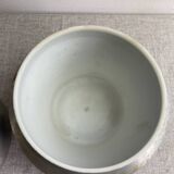 Pear-shaped ice bucket Large format brushed aluminum