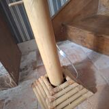 Vintage 70's adjustable bamboo floor lamp