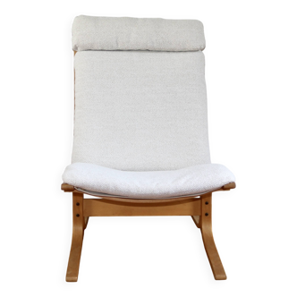 Fauteuil lounge scandinave vintage Relling modèle Siesta 1960