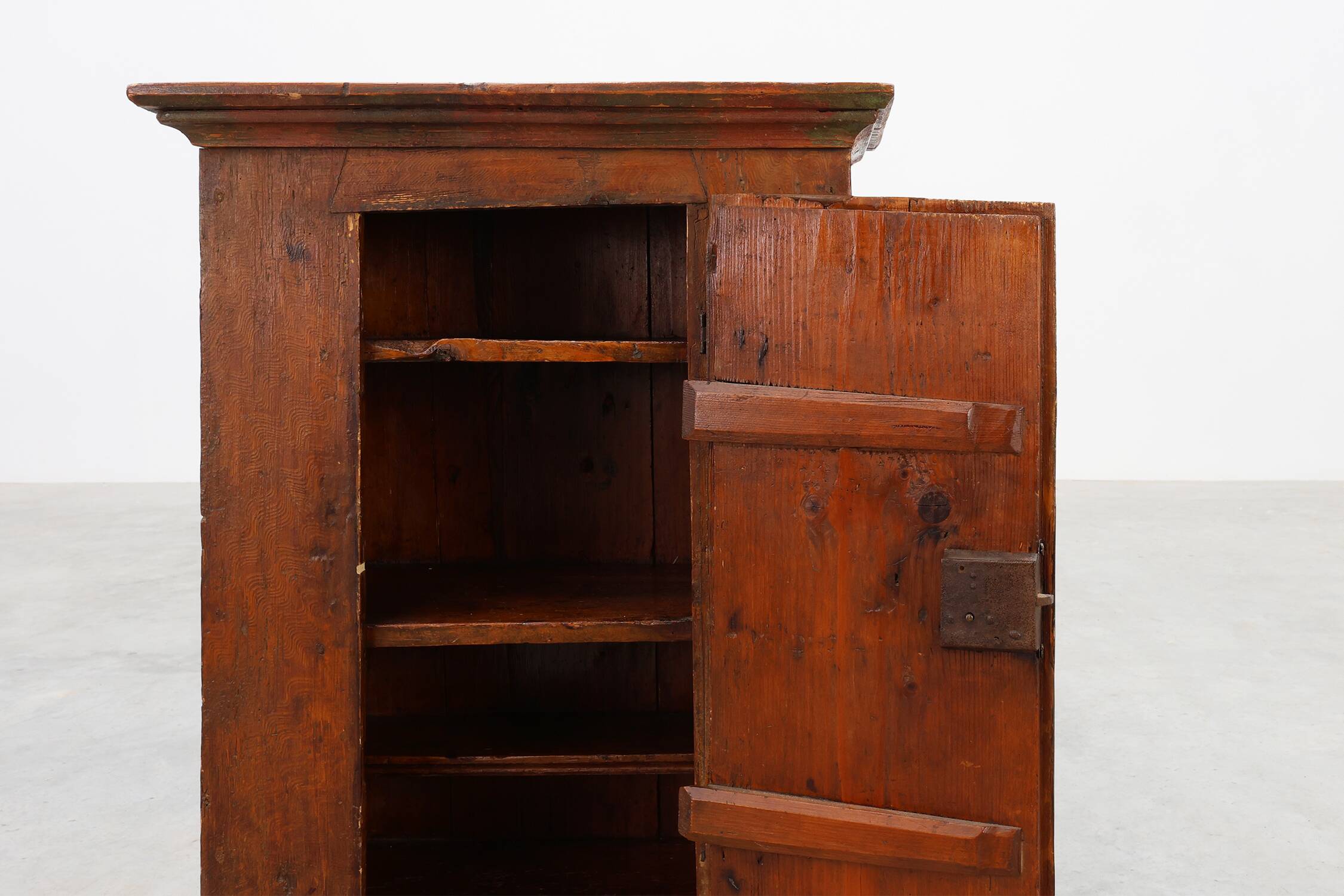 Small Antique Oak Cabinet, France, 18th Century