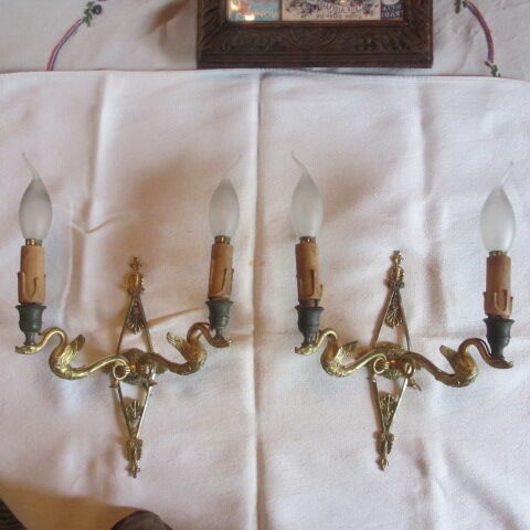 Pair of Empire wall sconces