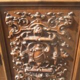 carved walnut jam cabinet