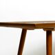 Beautiful long Mid Century walnut wood coffee table with a mosaic surface