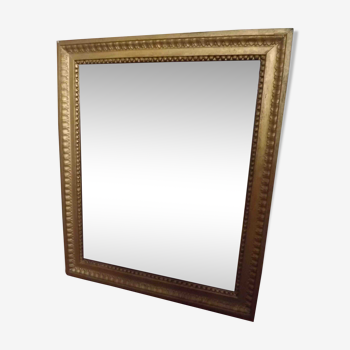 Miroir ancien doré - 63 x 53