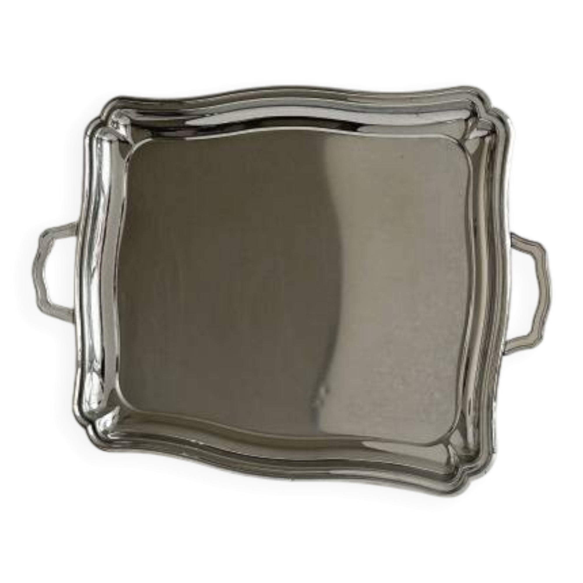 Stainless steel serving tray