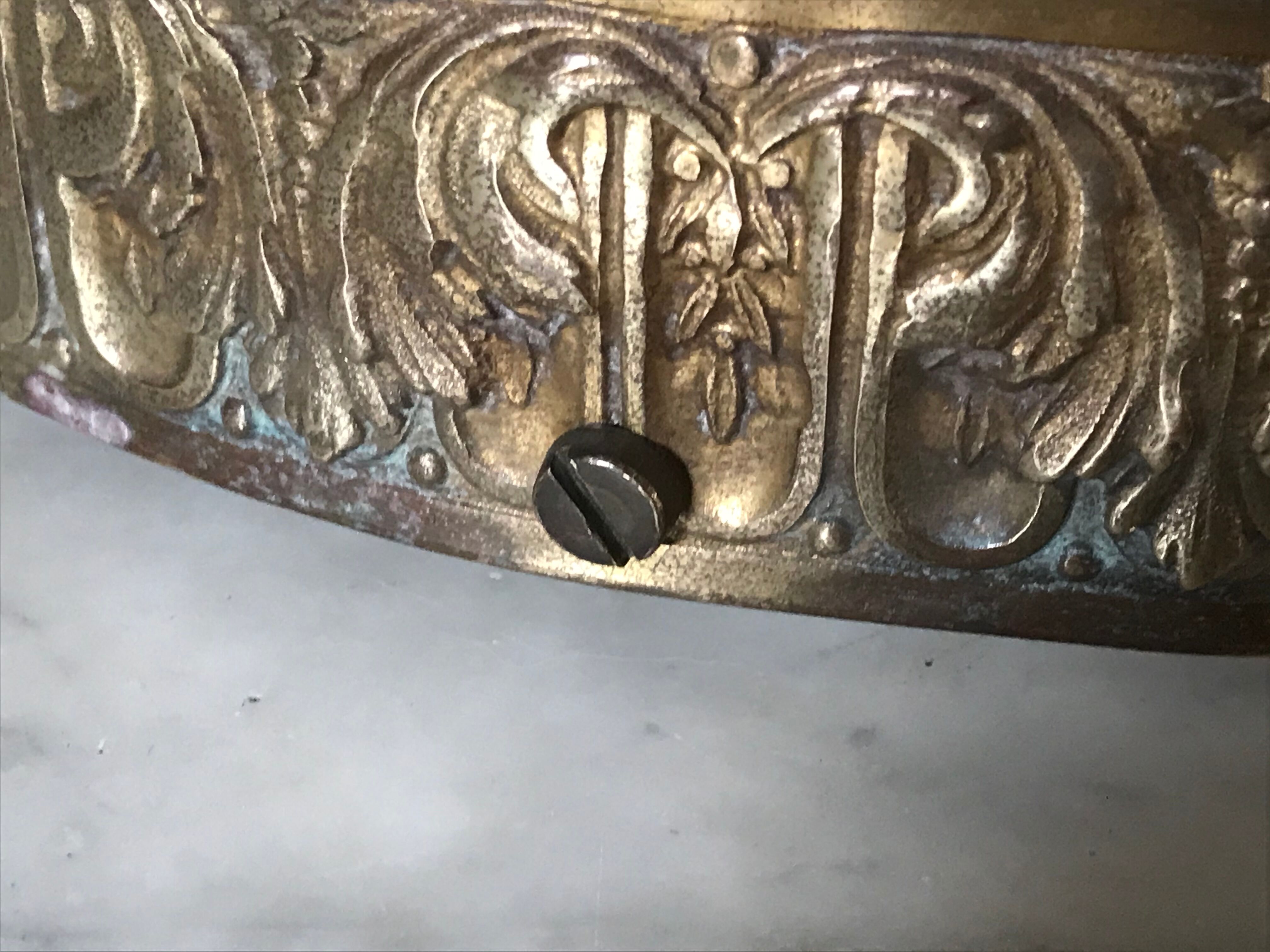 Bronze and glass ceiling