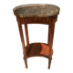Louis XVI style marble top side table