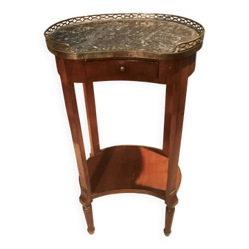 Louis XVI style marble top side table