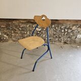 School chair 1980 1990 Modernist design