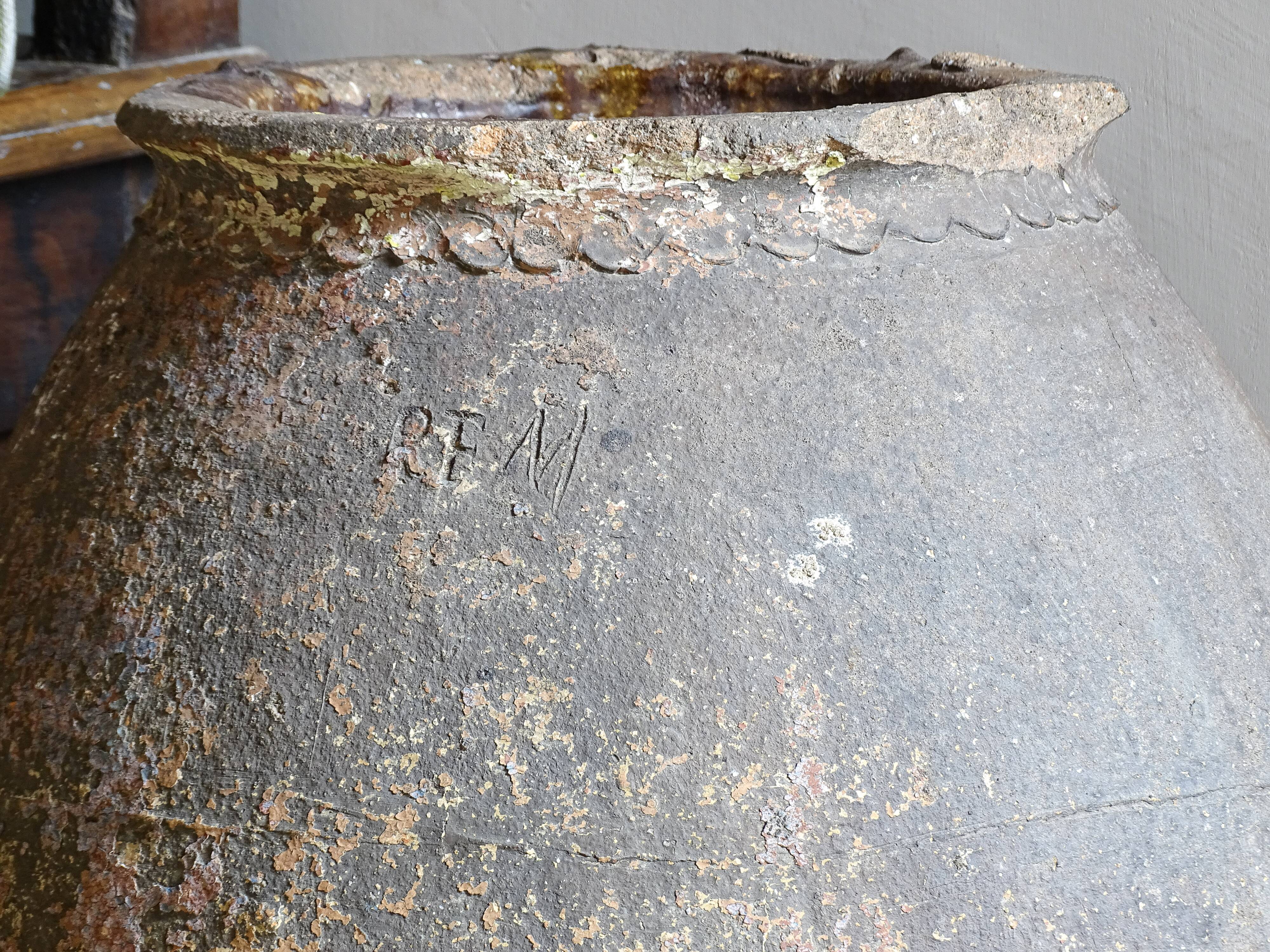 Antique Terracotta Pot (Ponne) – Early 19th Century, South West France