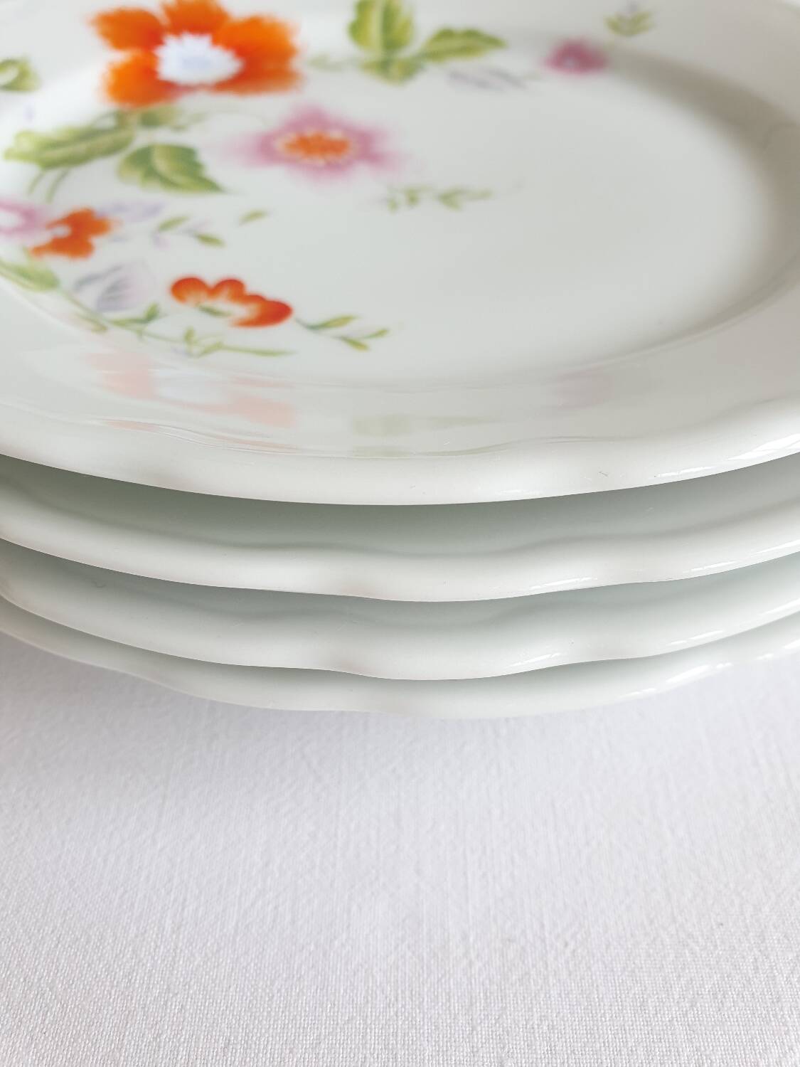 Assiettes à dessert vintage