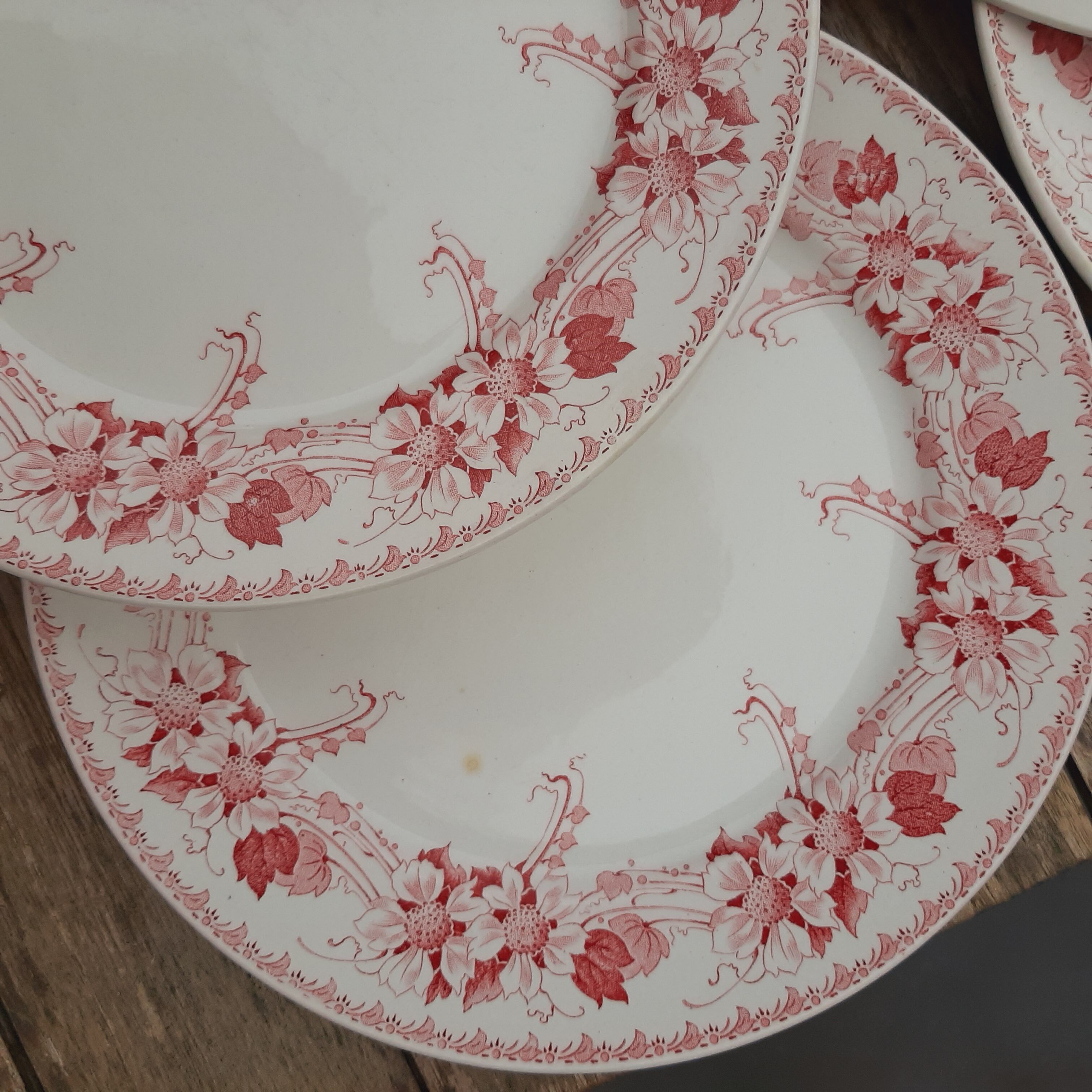 8 assiettes plates Lucien BFK