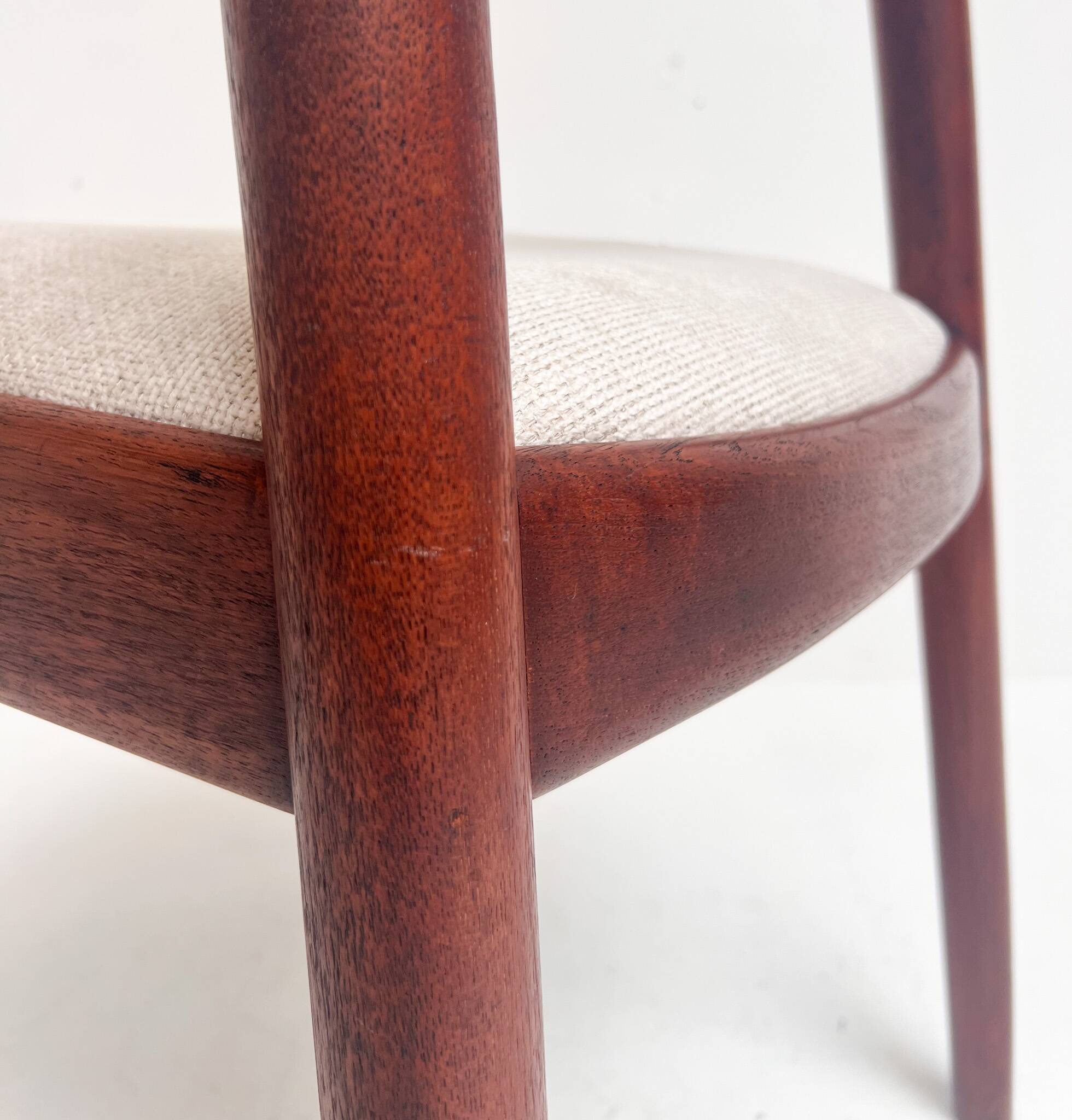 Set reupholstered Ole chairs by Niels Koefoed (2), 1960s