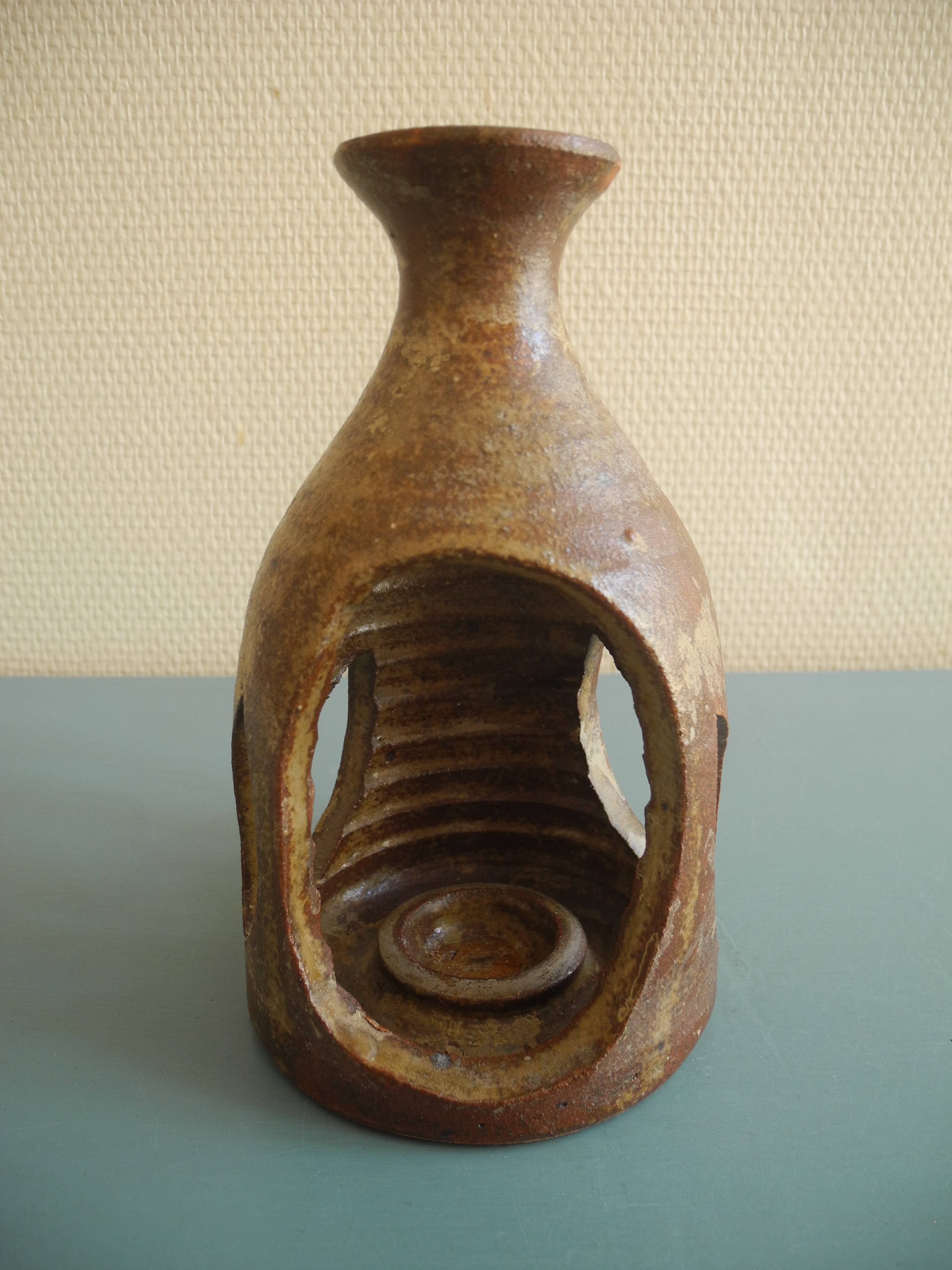 vintage ceramic candlestick tealight holder