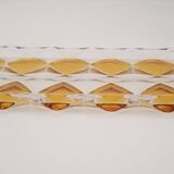 vintage pressed molded glass top