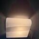 Simple wall lamp in heavy Murano glass from the mid-century, 1960, Italy.