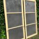 Pair of antique translucent glass sliding doors