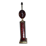 Lacquered wood lamp
