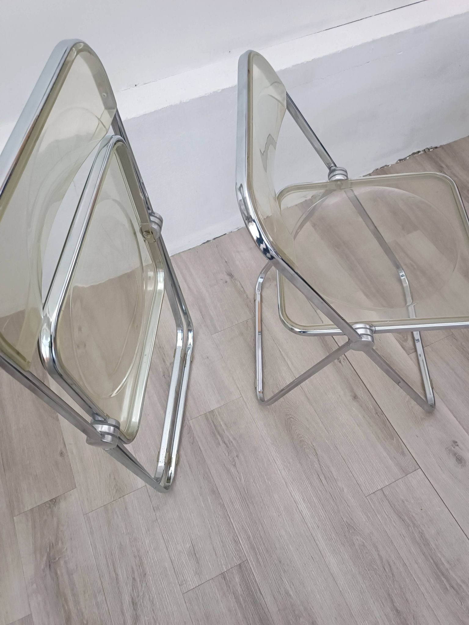 Plia chairs by Giancarlo Piretti for Anonima Castelli 1967