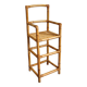 Vintage bamboo rattan high stool