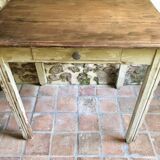 Antique wooden farmhouse table