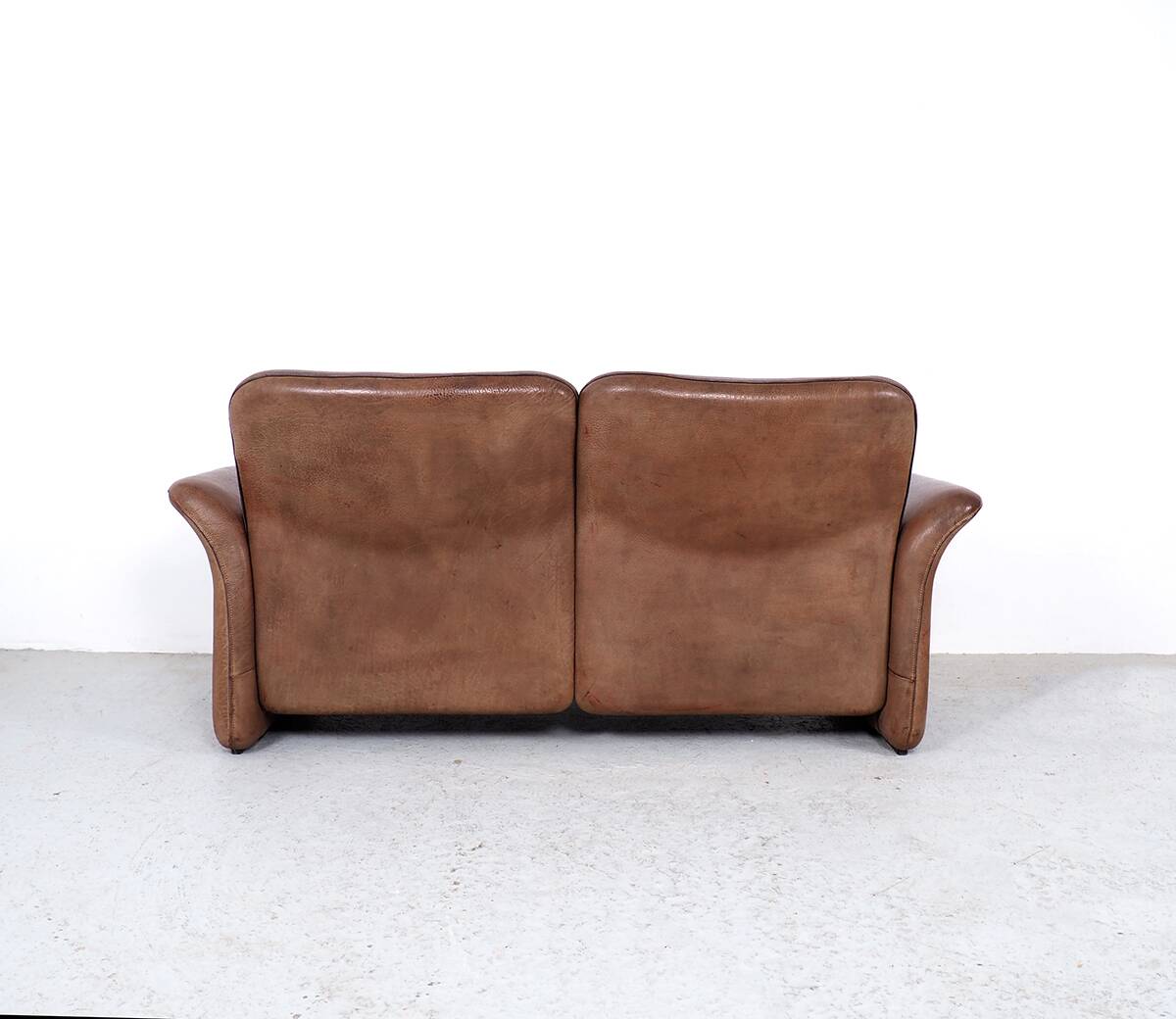 De Sede Brown Leather Ds 50 Sofa, 1970s