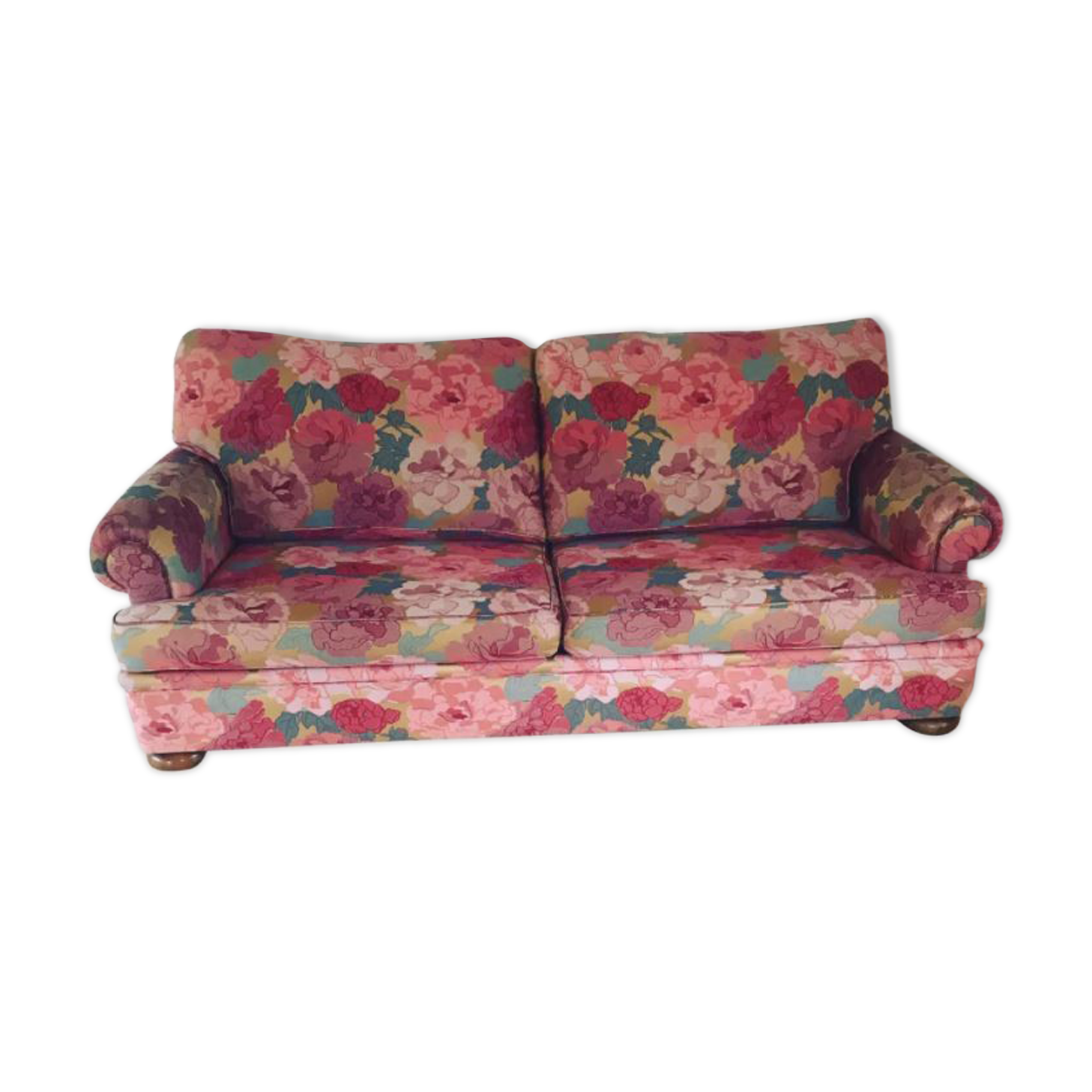 Vintage floral sofa Schwartz