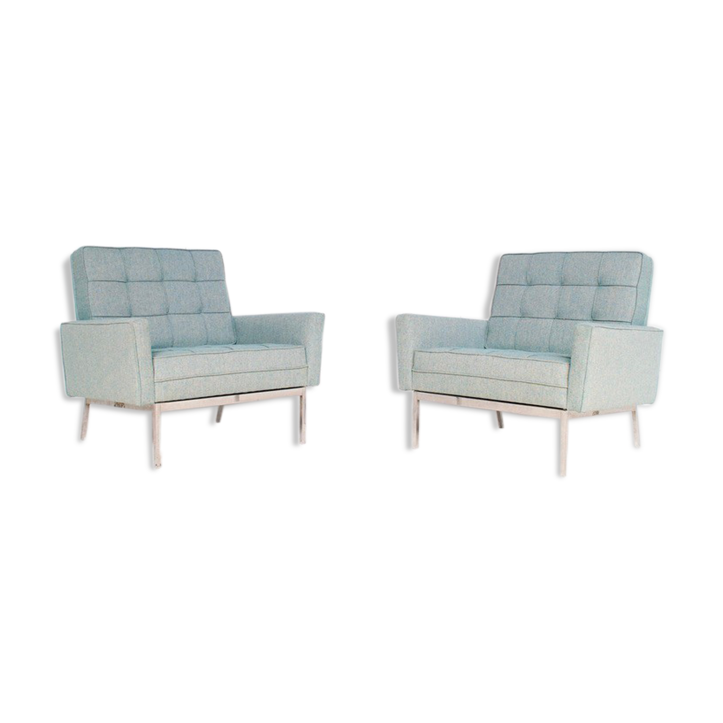 Pair of armchairs, model 67 A, by Florence Knoll, 1966, Knoll International publisher