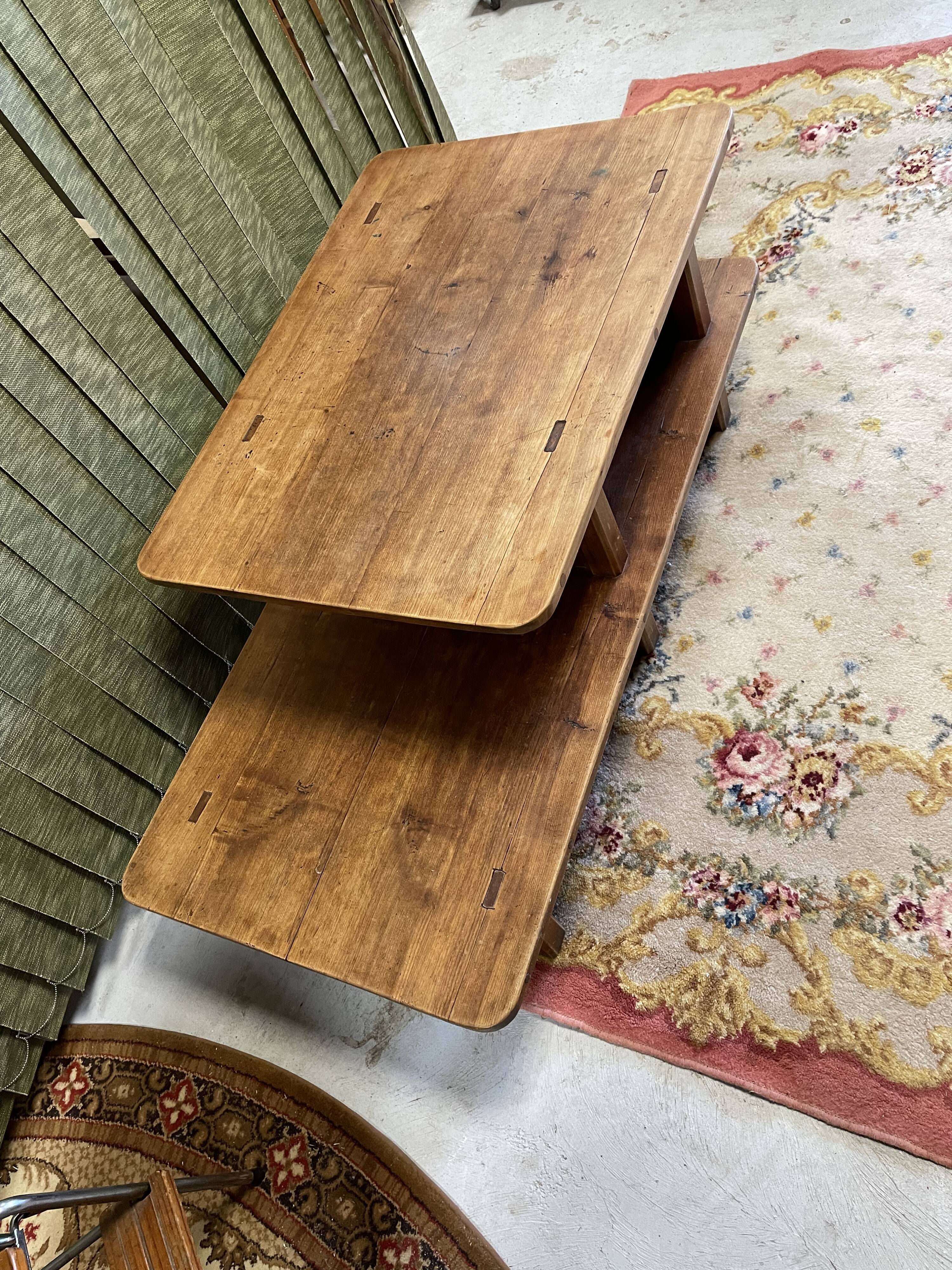 Vintage wood coffee table 50/60
