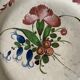 18th century plate in earthenware, eastern France
