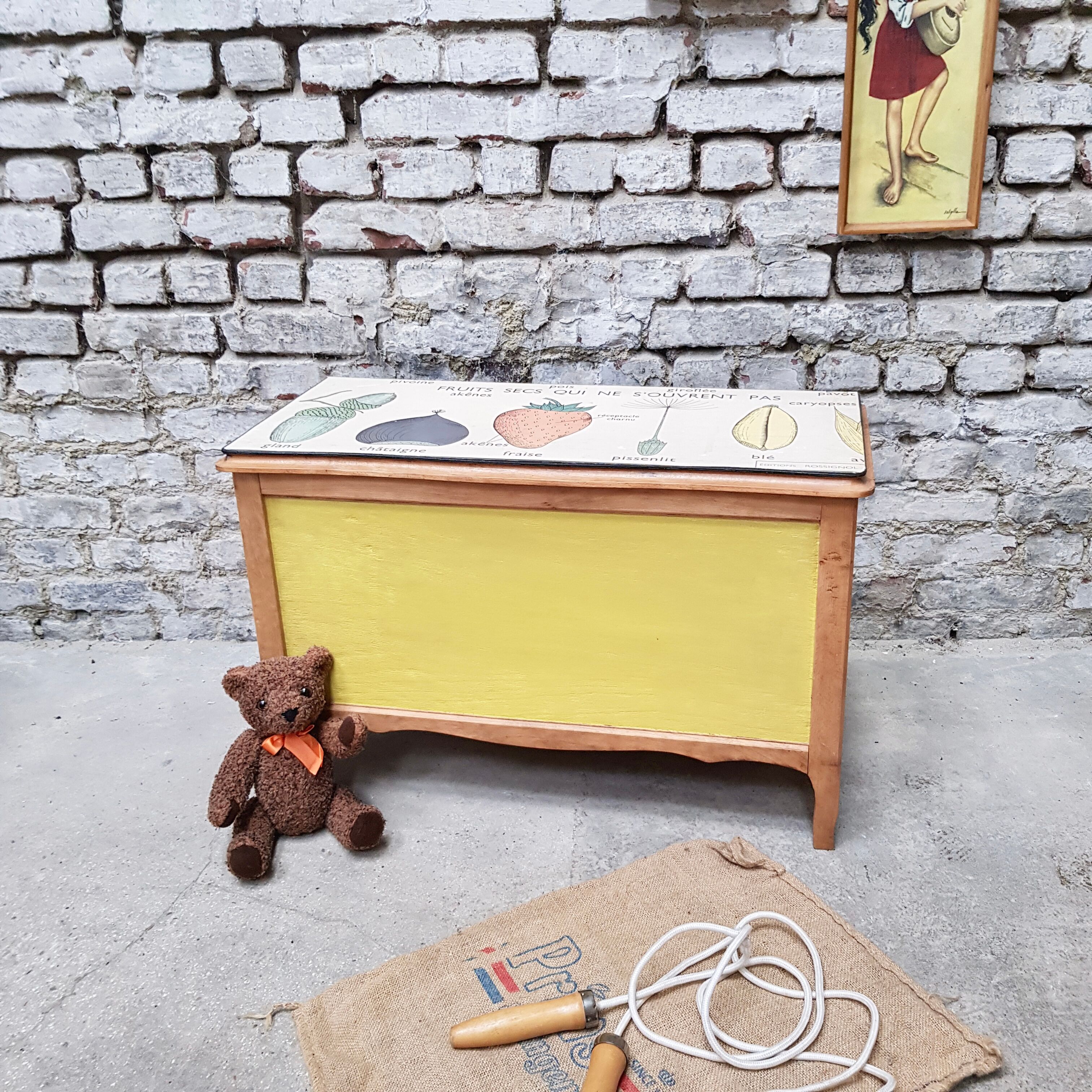 Banc coffre de rangement