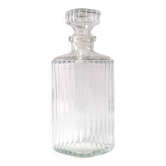 Carafe à whisky motif lignes